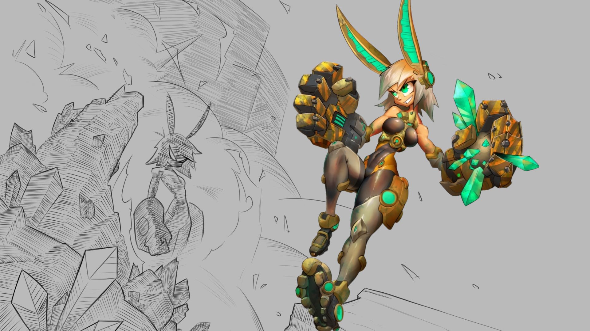Crystal Ocean character art